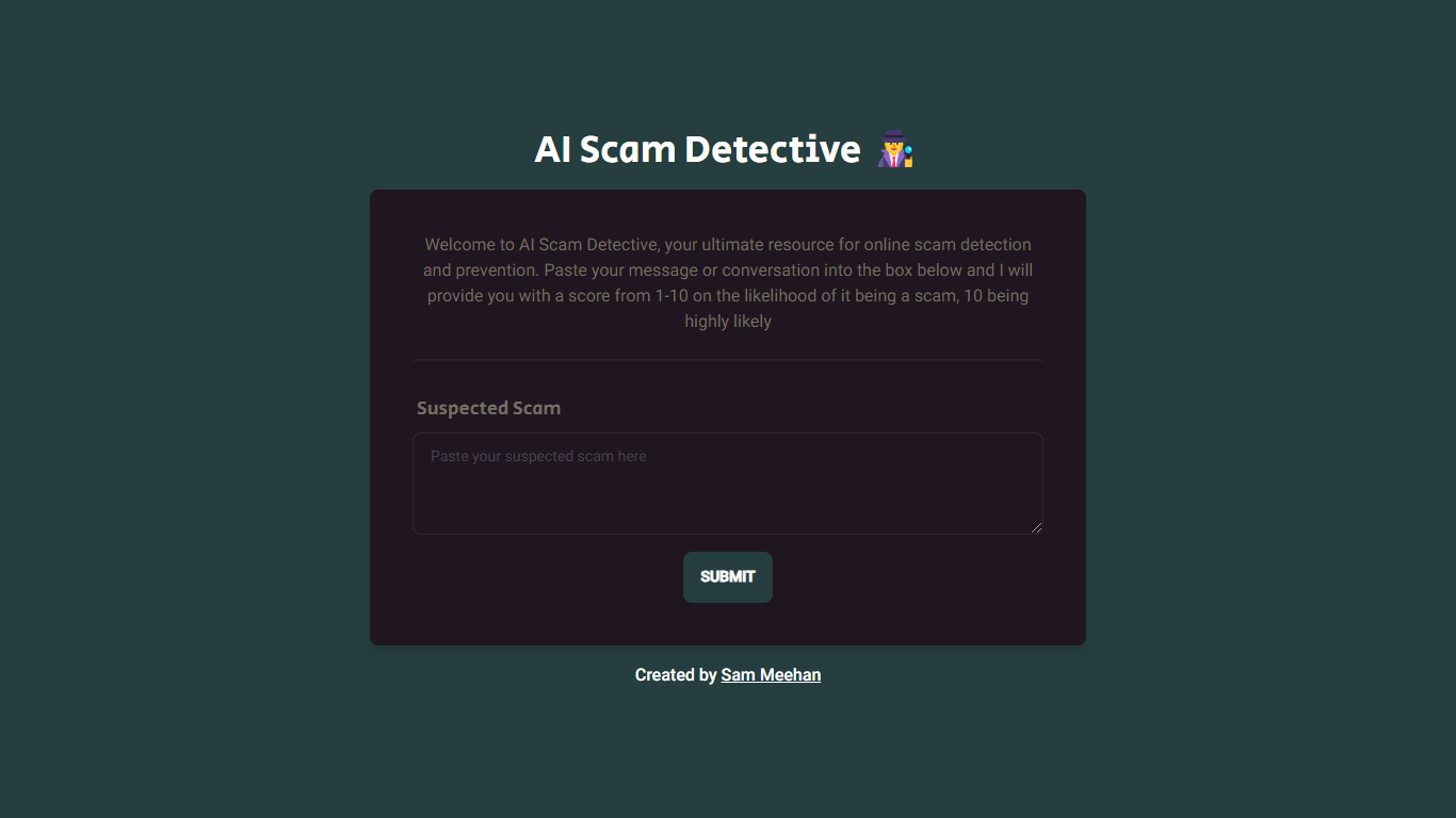 AI Scam Detective