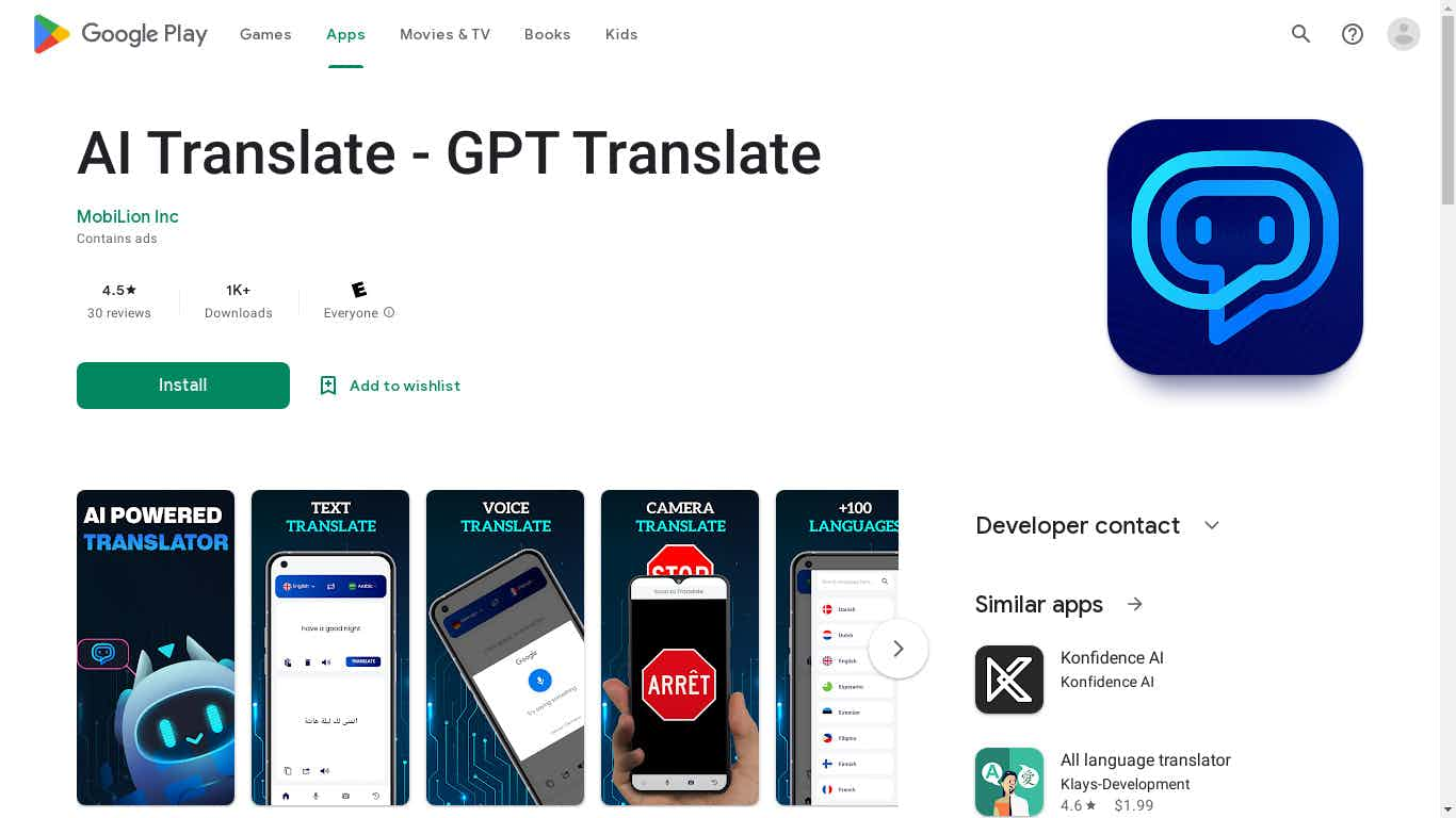 AI Translate - GPT Translate