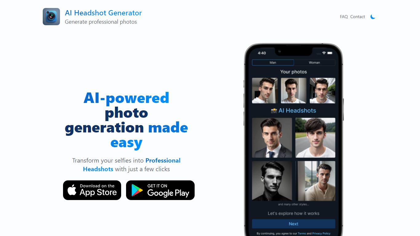 AI Headshot Generator 