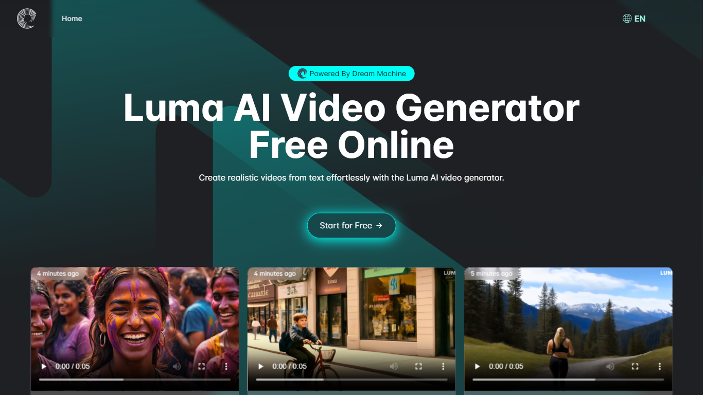 Luma AI Video Generator Free