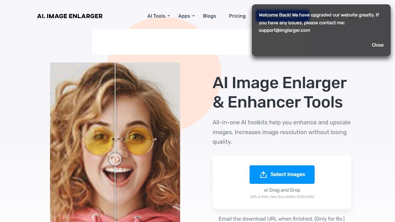 AI Image Enlarger