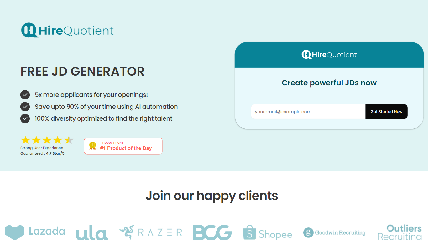 Job Description Generator | HireQuotient