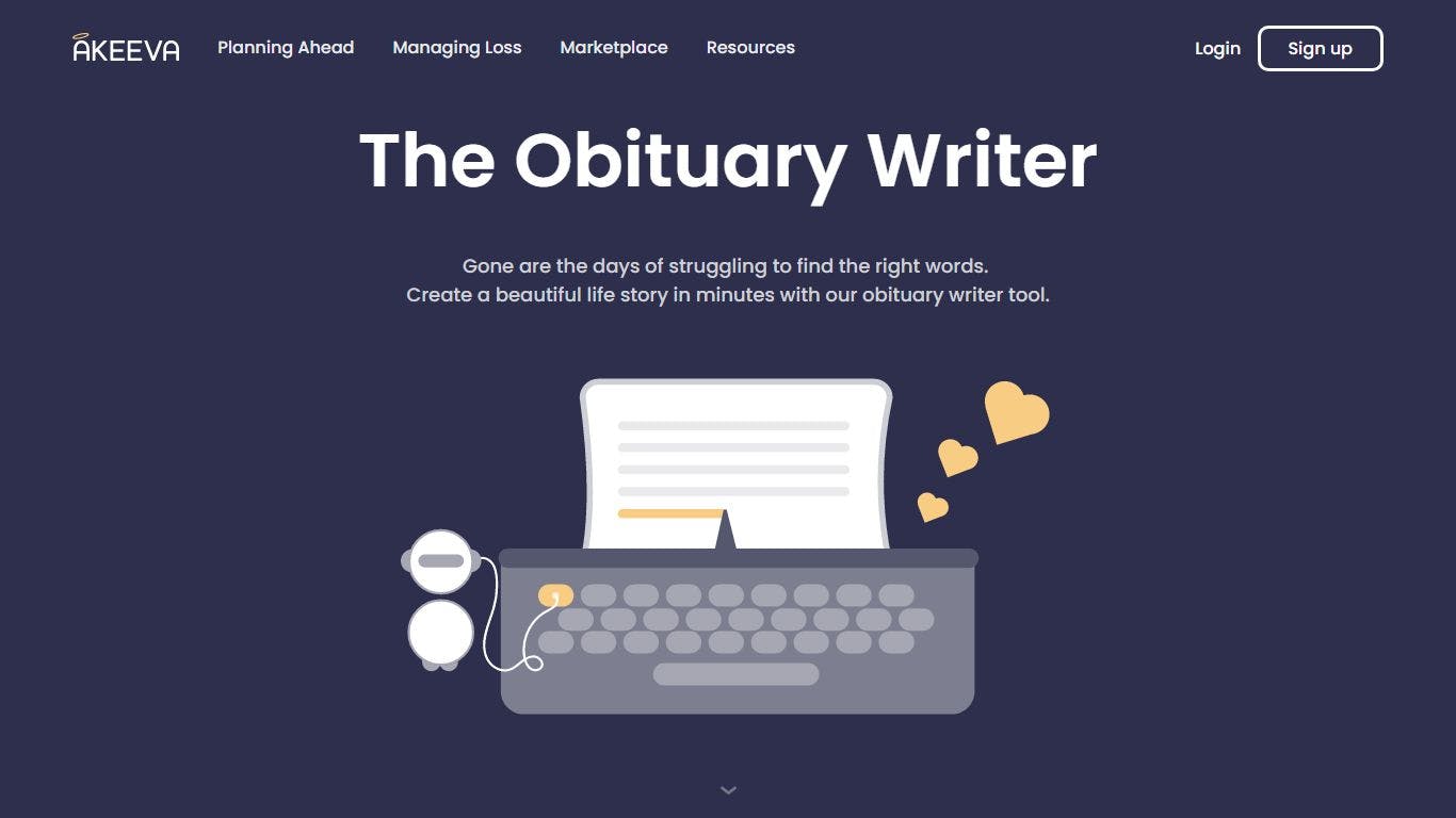 The Obituary Writer