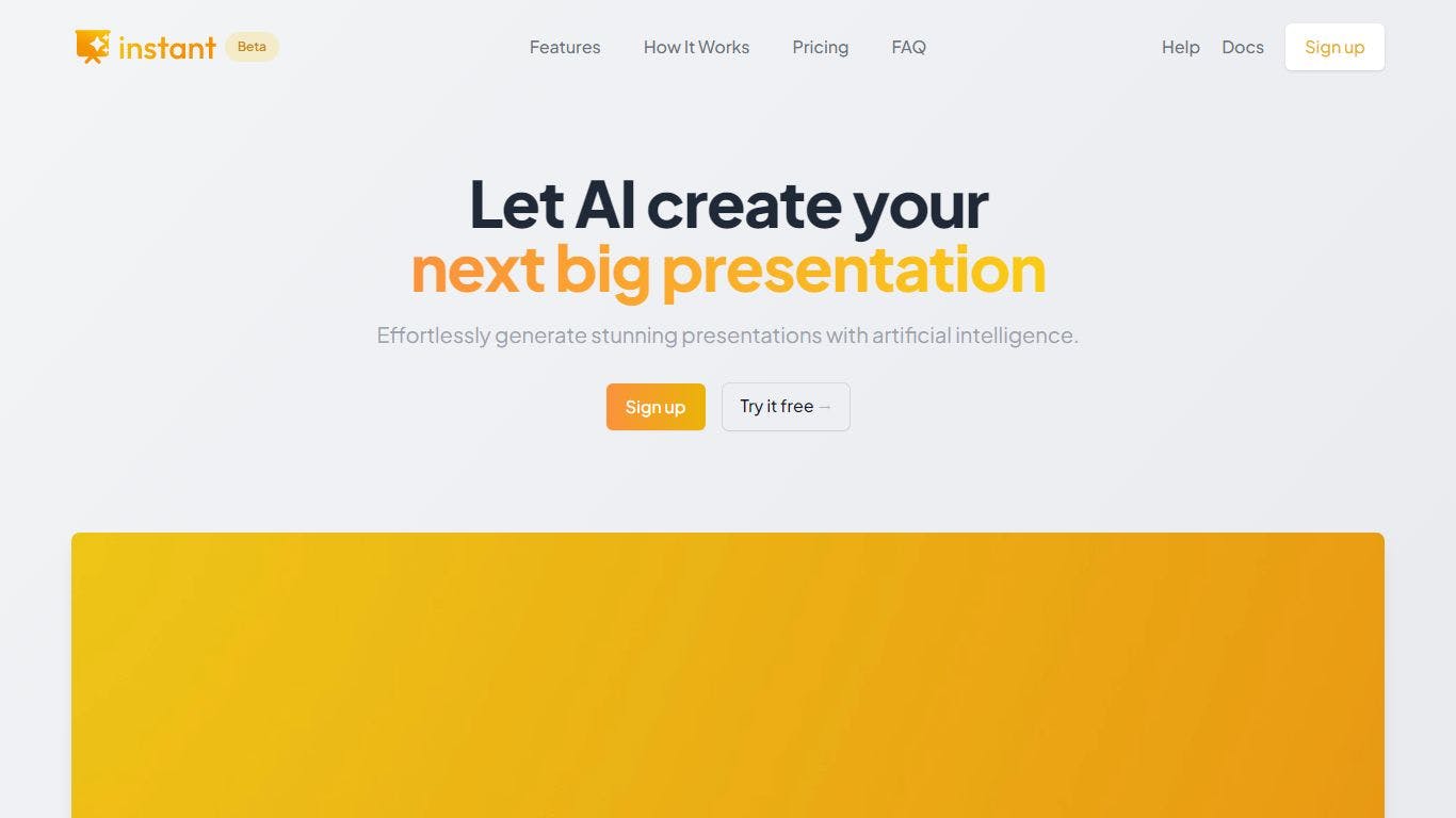 Instant AI for Google Slides